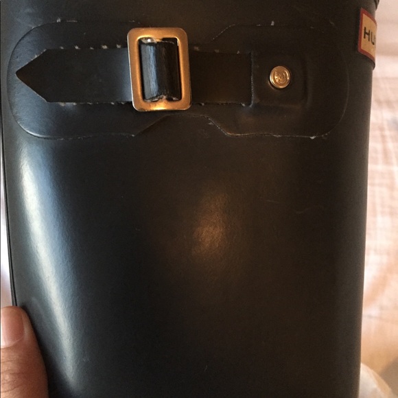 Women’s Vintage Navy Hunter Rain boots! - Picture 4 of 5